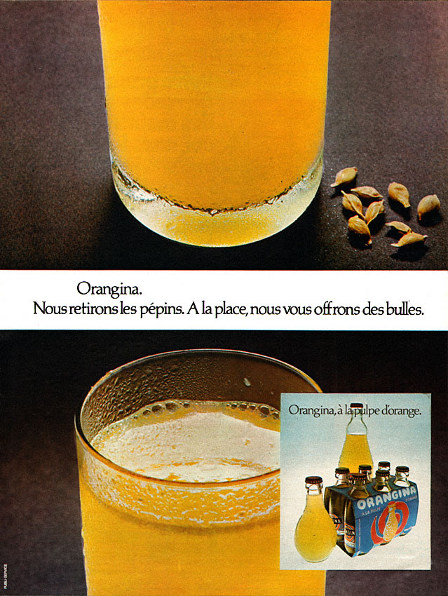 Publicit� Orangina 1971