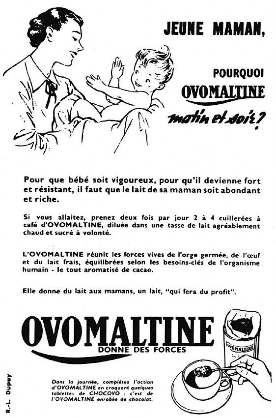 Marque Ovomaltine 1952
