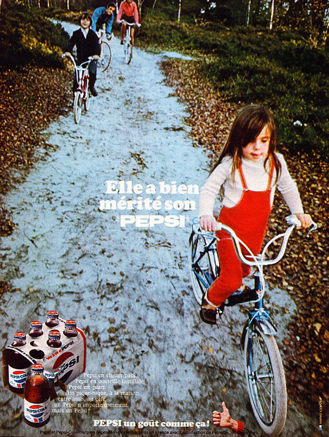 Publicit� Pepsi Cola 1969