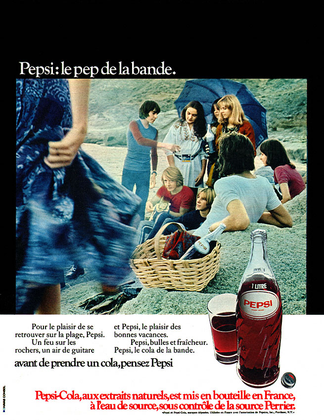 Publicit� Pepsi Cola 1971