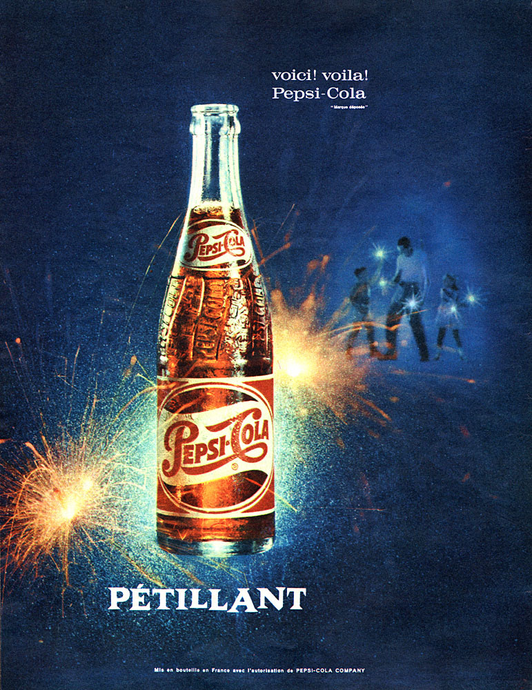Publicit� Pepsi Cola 1962