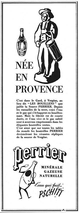 Publicit� Perrier 1949