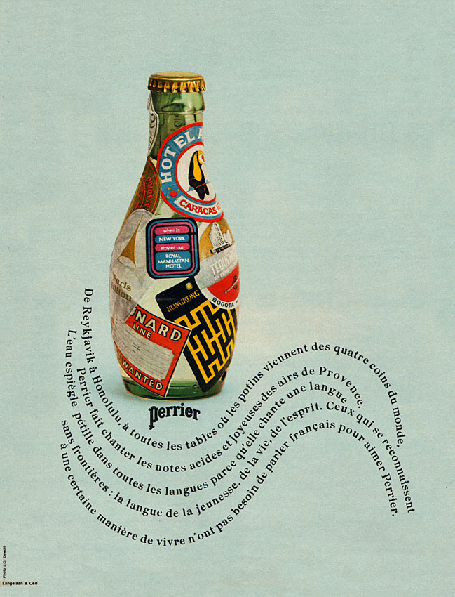 Publicit� Perrier 1970