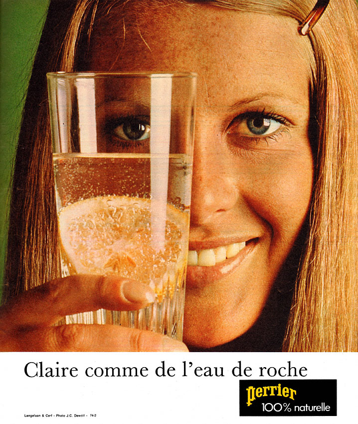 Publicit� Perrier 1973