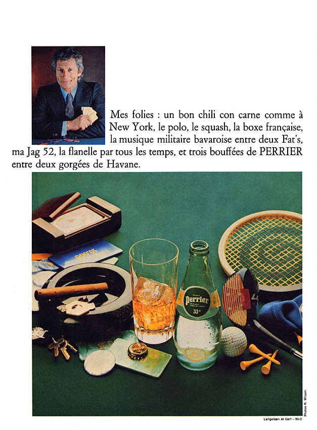 Publicit� Perrier 1980