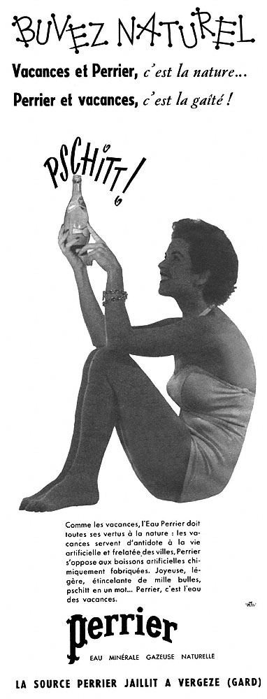 Publicit� Perrier 1953