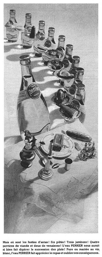 Publicit� Perrier 1955