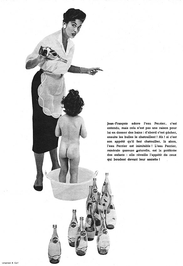 Publicit� Perrier 1955