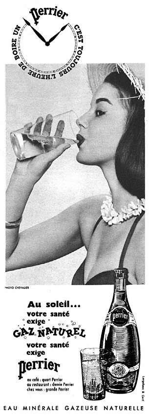 Publicit� Perrier 1957