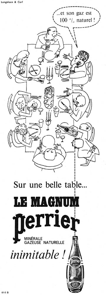 Publicit� Perrier 1962