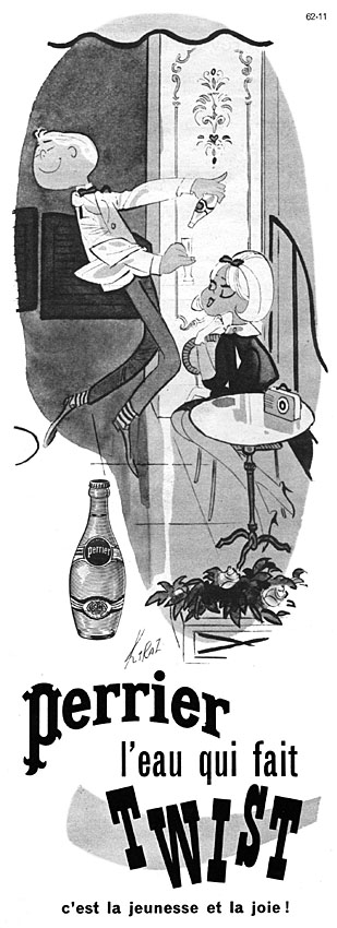 Publicit� Perrier 1962