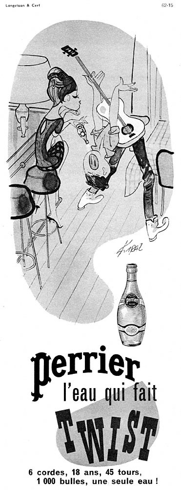 Publicit� Perrier 1962