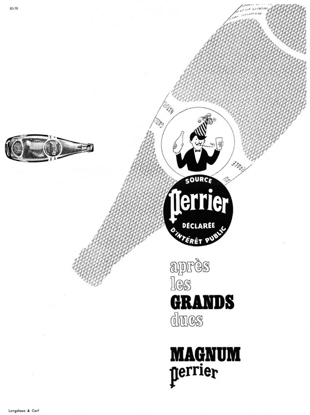 Publicit� Perrier 1963