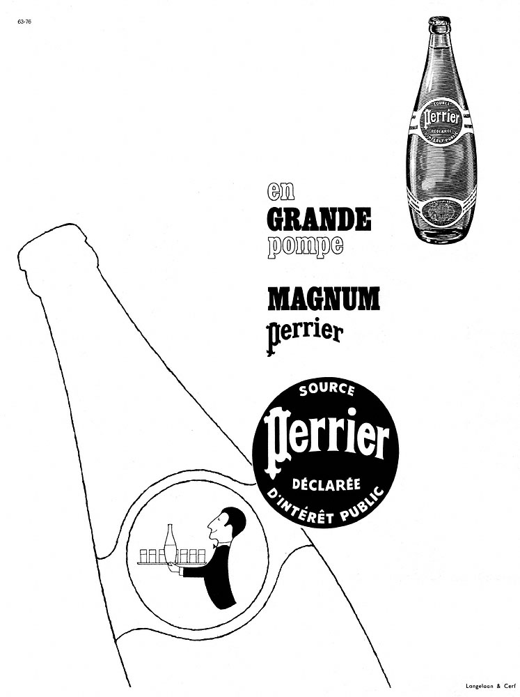 Publicit� Perrier 1964