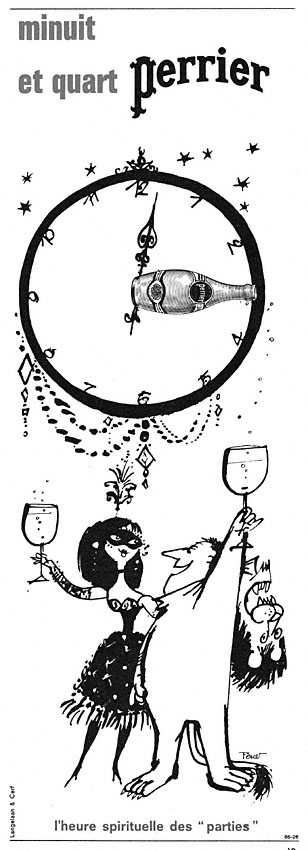 Publicit� Perrier 1965