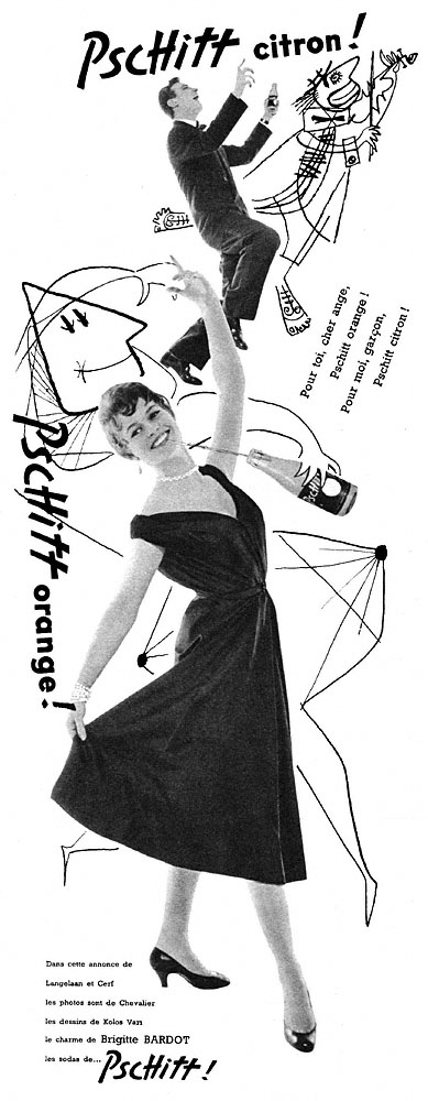 Publicit� Pschitt 1955