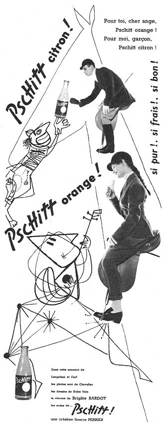 Publicit� Pschitt 1955