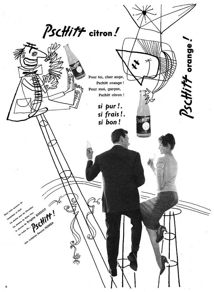Publicit� Pschitt 1955