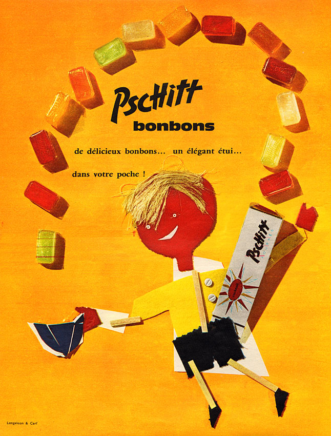 Publicit� Pschitt 1962
