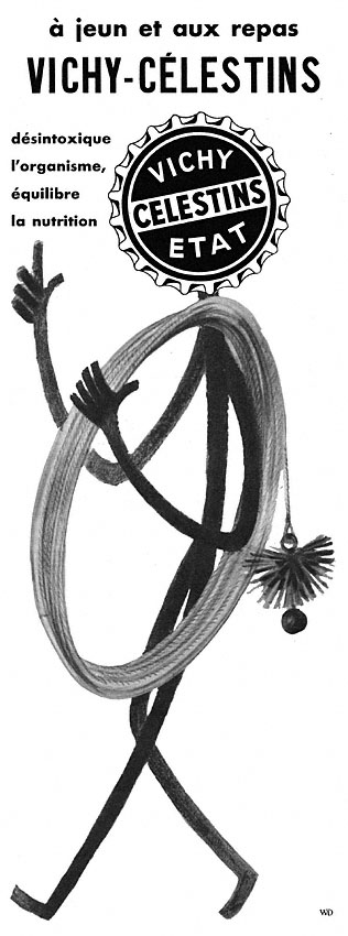 Publicit� Vichy 1955