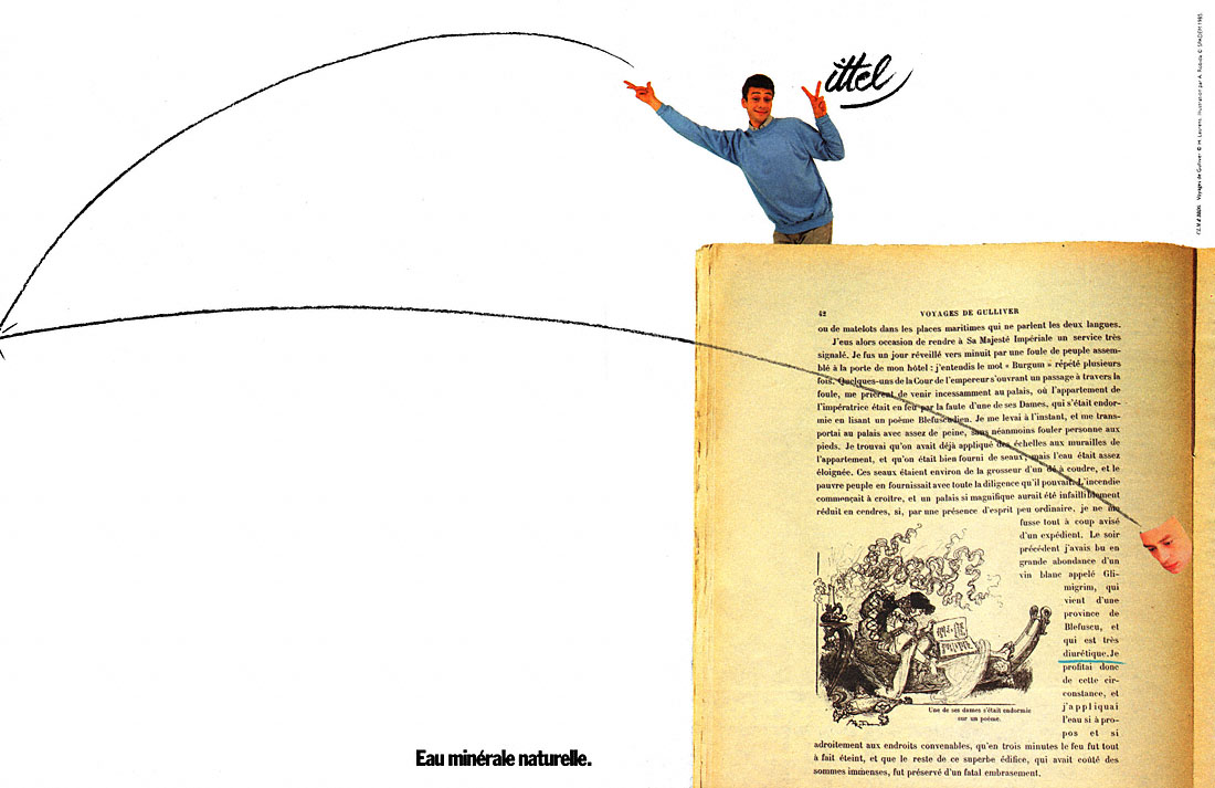 Publicit� Vittel 1985