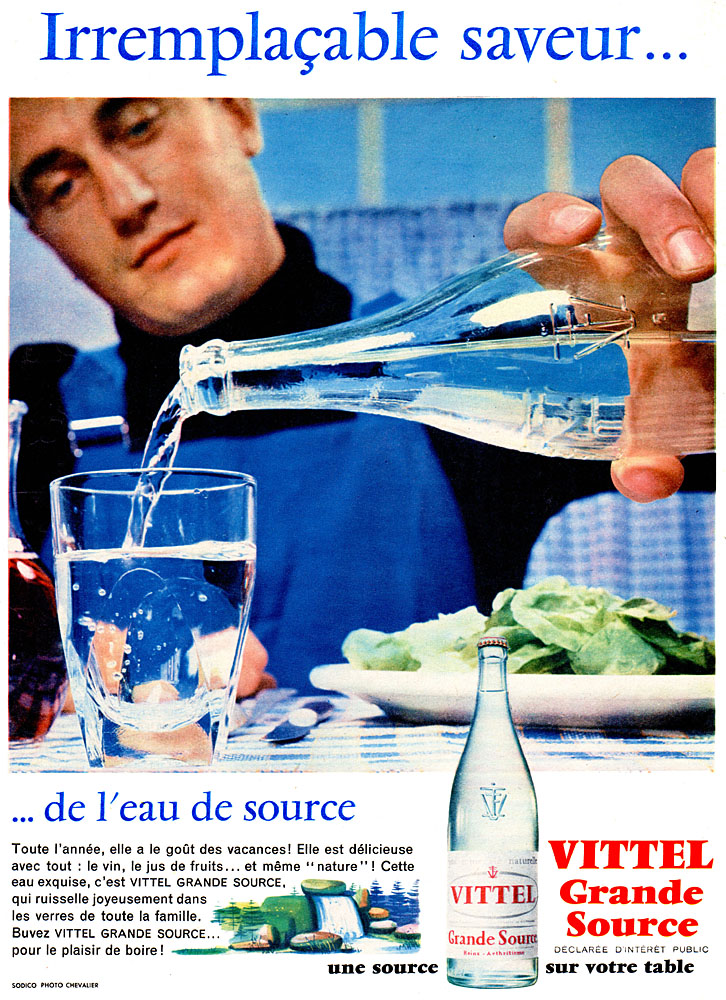 Publicit� Vittel 1959