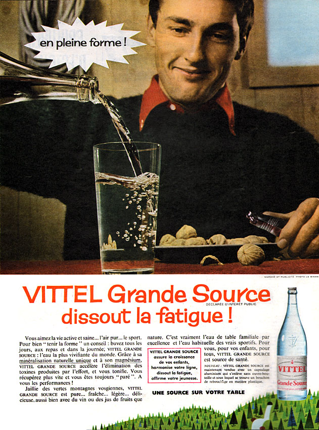 Publicit� Vittel 1960