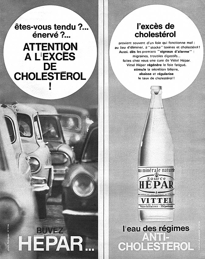 Publicit� Vittel 1963