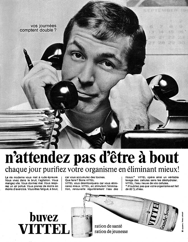 Publicit� Vittel 1967