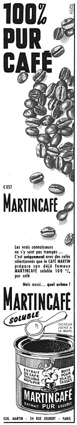 Publicit� Divers 1952