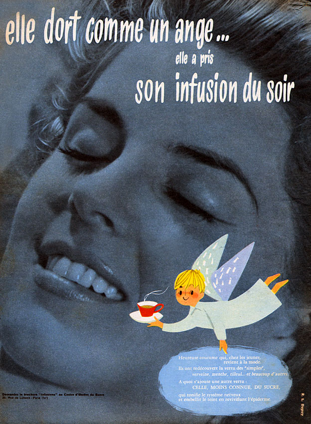 Publicit� Divers 1958