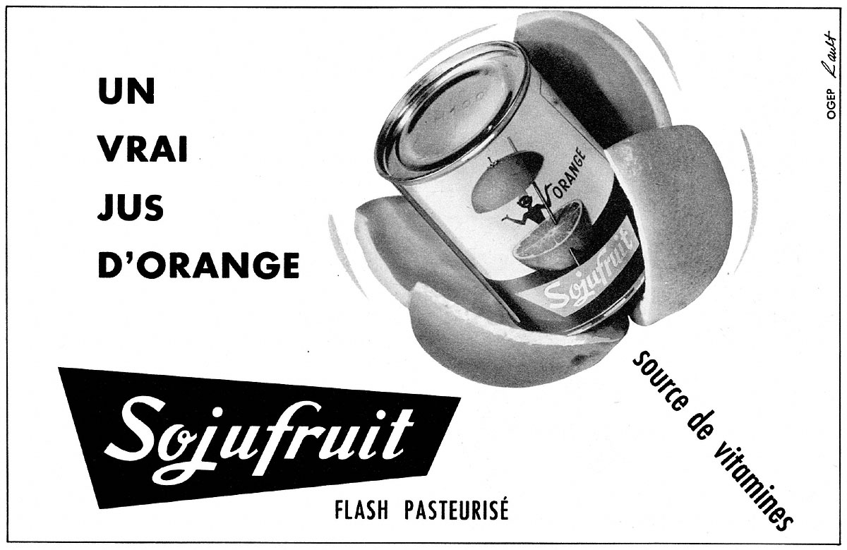 Publicit� Divers 1958