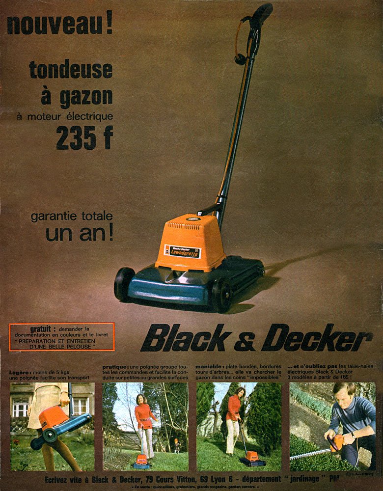 Marque Black & Decker 1970