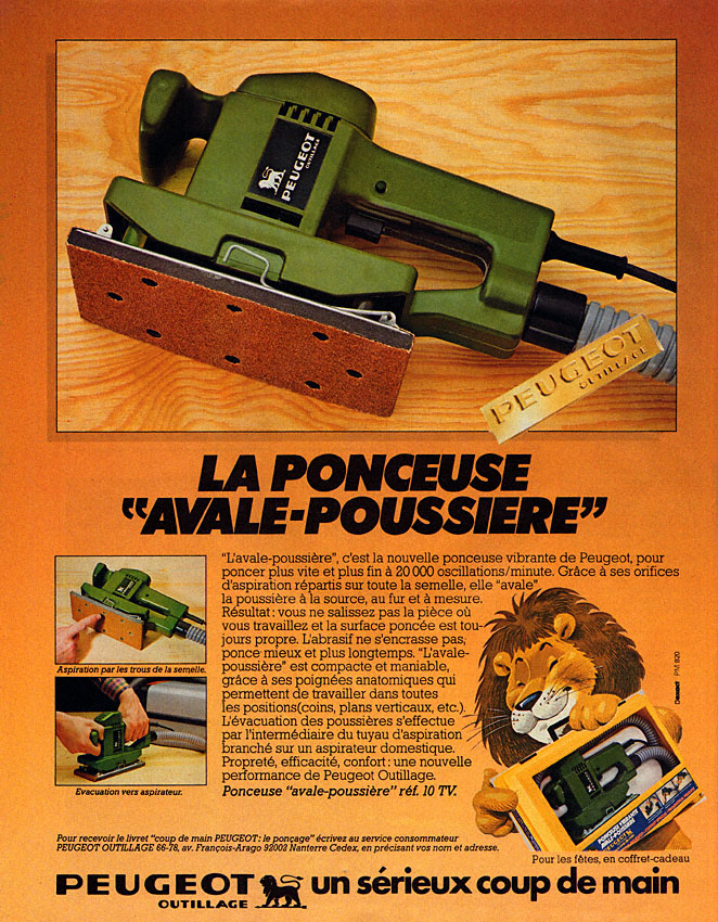 Publicit� Peugeot 1980