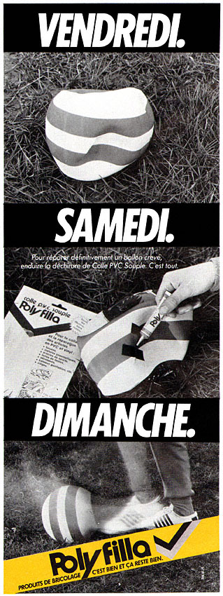 Publicit� Polyfilla 1980