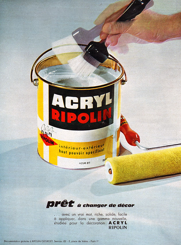 Publicit� Ripolin 1964
