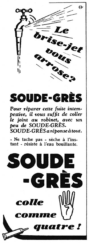 Marque Soude-Gr�s 1952