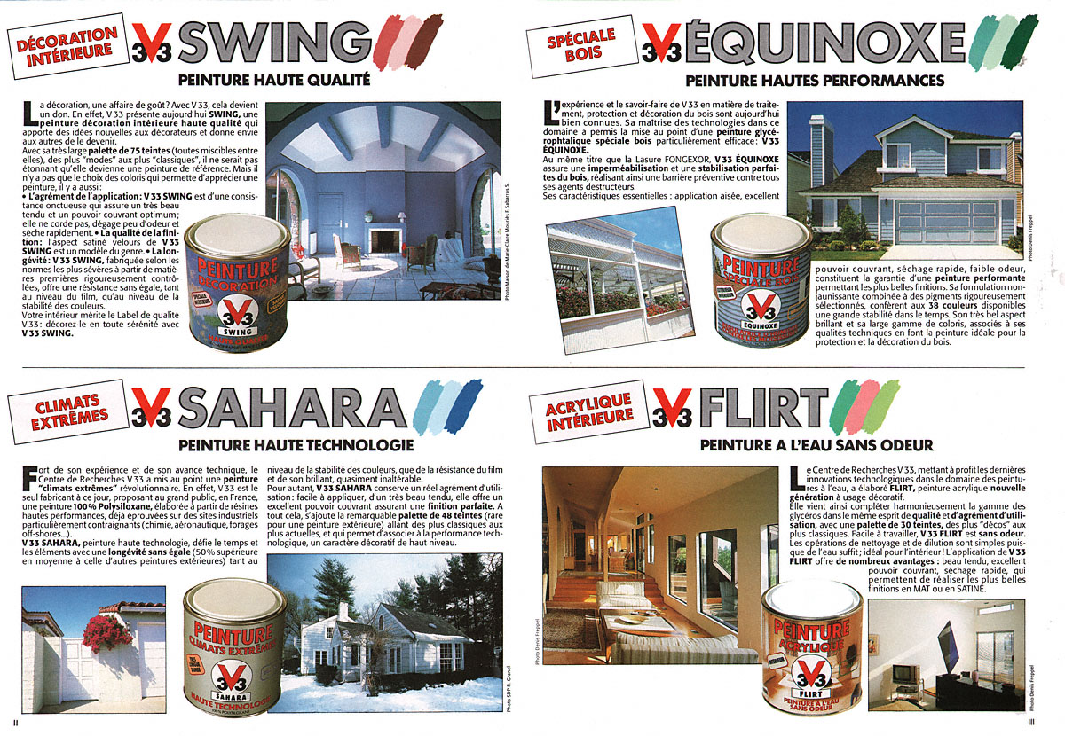 Publicit� V33 1988