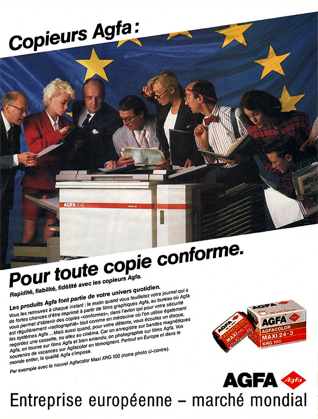 Publicit� Agfa 1988