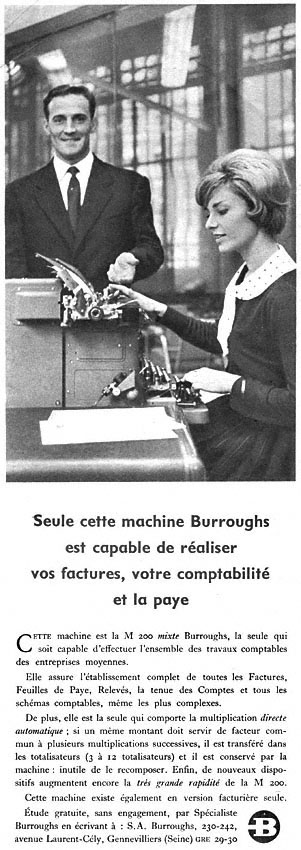 Marque Burroughs 1959