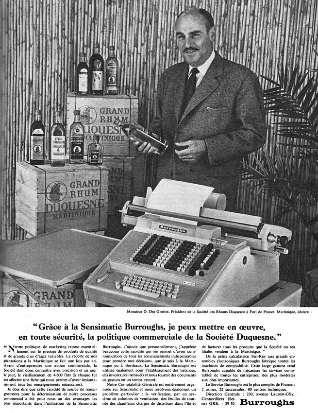 Marque Burroughs 1962