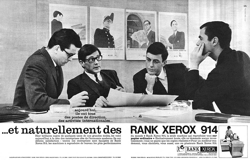 Publicit� Rank Xerox 1964