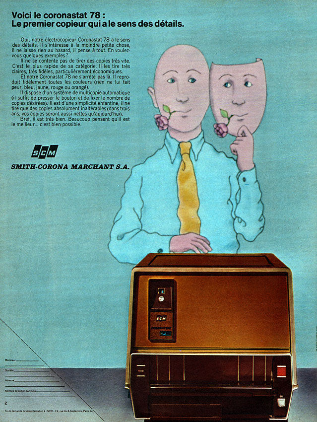 Publicit� Smith-Corona 1969