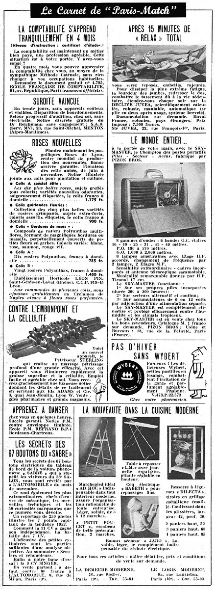 Marque Carnets Match 1951