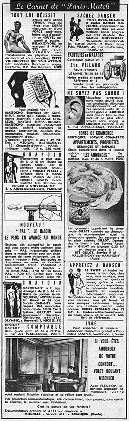 Marque Carnets Match 1962