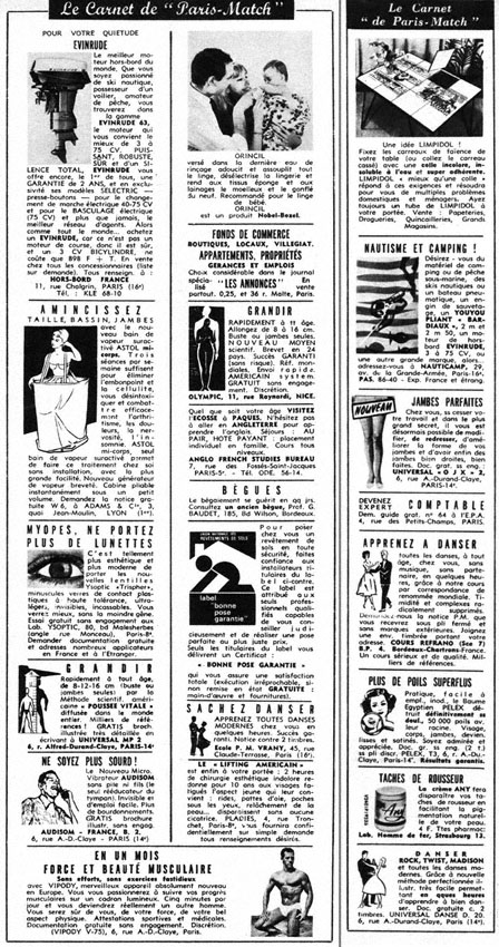 Marque Carnets Match 1963