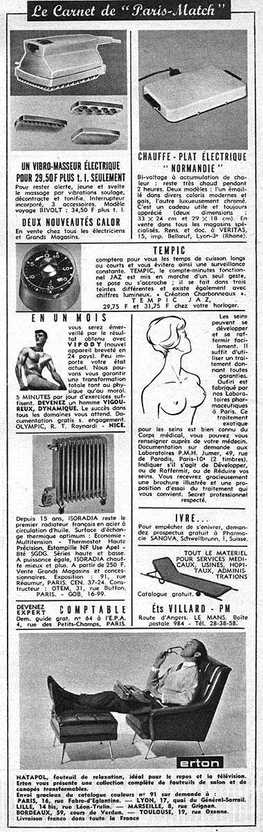 Marque Carnets Match 1963