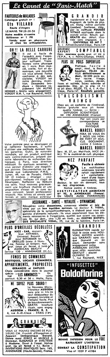 Marque Carnets Match 1964