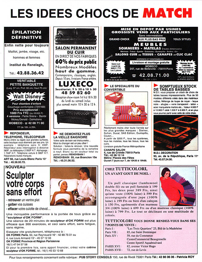 Publicit� IdeesChoc 1991