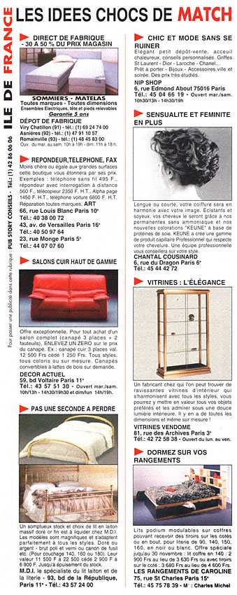 Publicit� IdeesChoc 1992